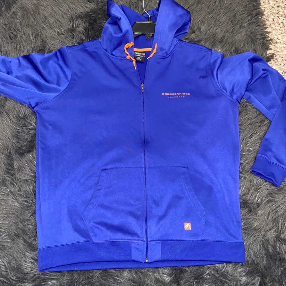 Mens Outfitter Trading Co.Zippered long sleeve jacket ,sz XXL,says Breckenridge